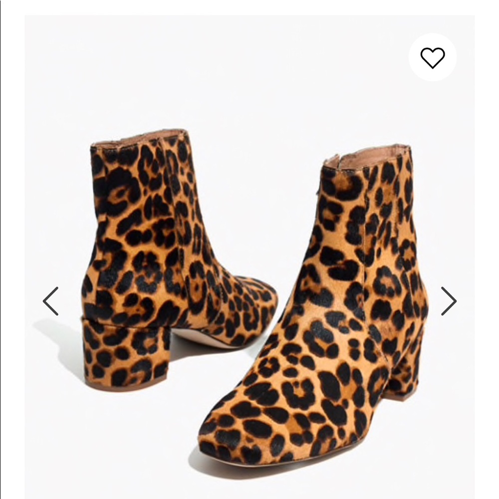 Madewell Jada Bootie in Leopard